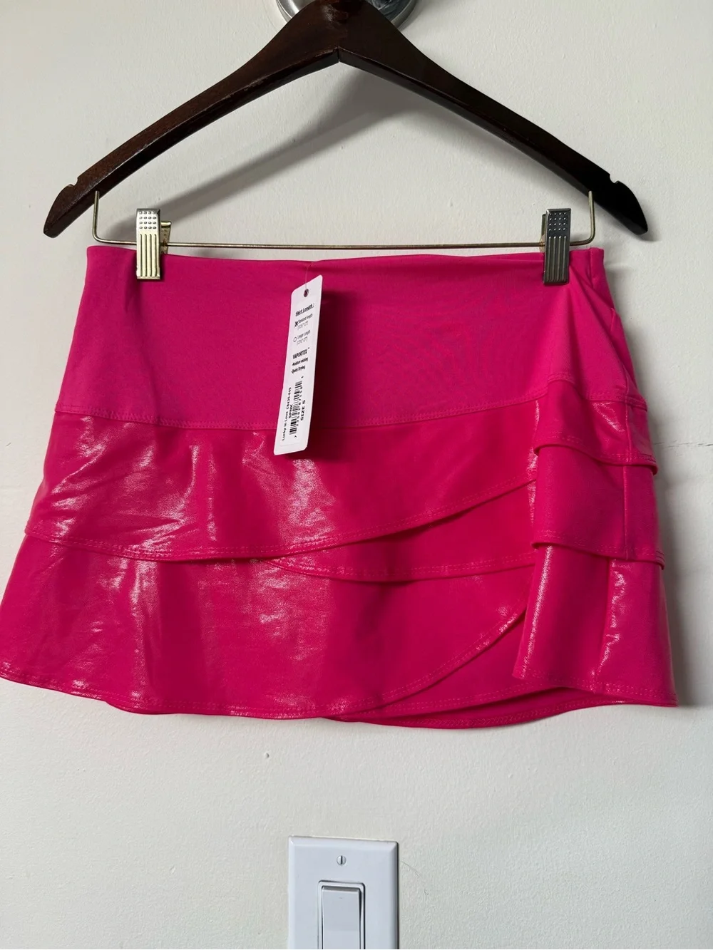 Lucky in Love Hot Pink Layered skort